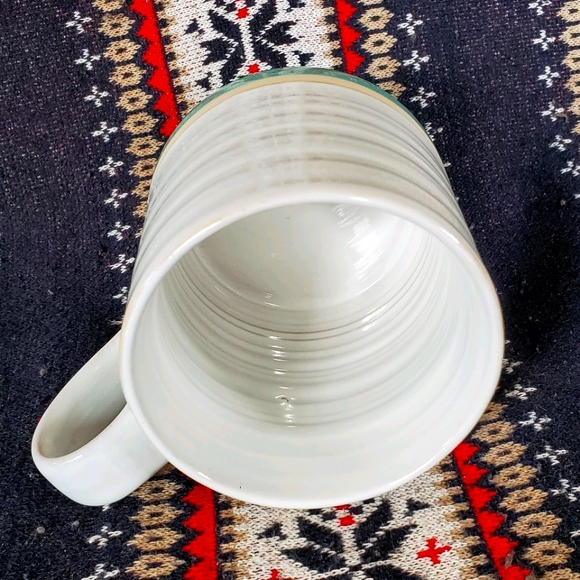 Teal & White Coffee Mug - Picture 2 of 3